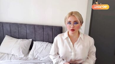 Petite blonde hotel maid punished with creampie doggystyle