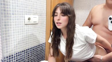Stepdad creampie while friends wait next door my hairy pussy overflows