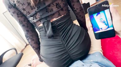 My stepsis’s perfect round ass riding dick better than your girlfriend