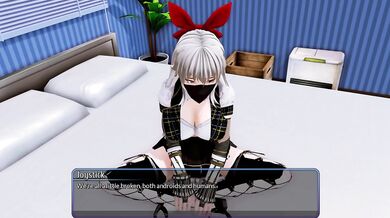 Harem Hotel pt 19 fine tuning that sexbot with those big tits