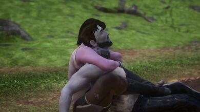 Zombie girlfriend strokes zombie boyfriend legs big cum boots for footage