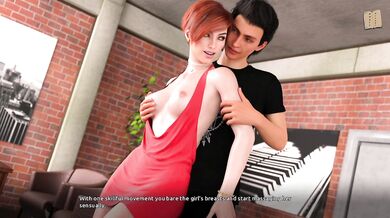 Redhead’s office fuck walks off the game
