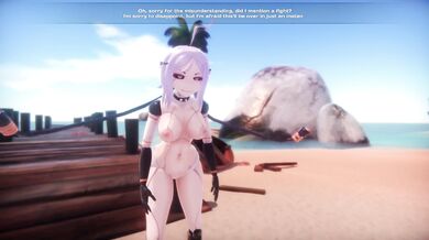 Monster Girl Island lets this babe squirt till she begs for more