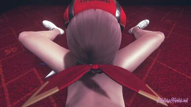 Amber's Mouth Stretched on My Big Dick in Genshin Hentai