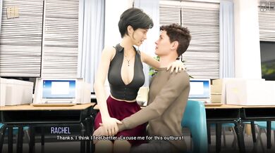 University teacher stripped bare by big boobs kink game