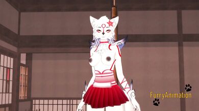 Amateratsu’s Fursuit Fucked Uncensored Solo