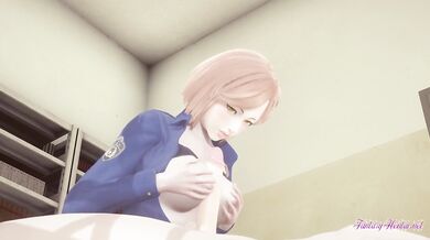 Nobara Kugisaki gets a salty jujutsu creampie while getting fingering to heaving tits in 3D hentai