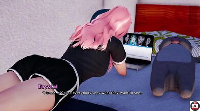 My Real Desire big boobs butt ride in anime cartoon