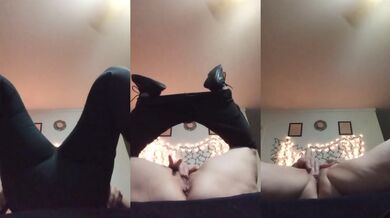 Red head BBW milf sloppy cum squirt