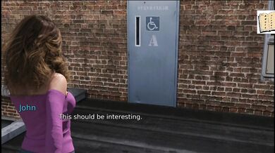 Blonde brunette big tits hentai visual novel game 3D kink cartoon