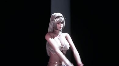 Honey Select 2's sexy MMD dance baam out in public
