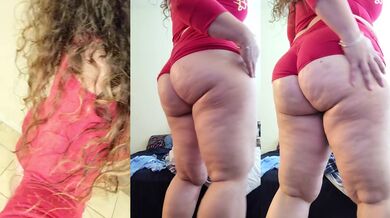 Lil-Ryda flaunts her thick ass for her fans page