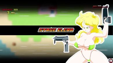 She got a big cock shoved in her slutty gaping mouth Super Slut Z Tournament 02