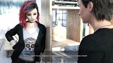 Cute Goth teen turns into rock star while ASMR gets her lips all glossy and sucked