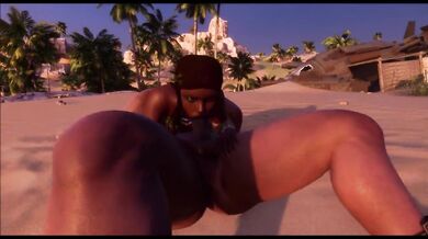 Ebony giant tits teen gets ass fucked in the wild