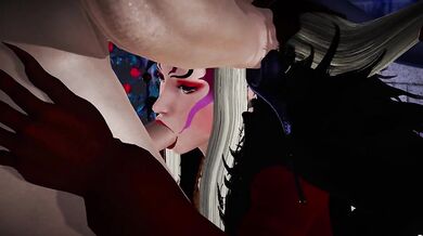 Witch's lascivious game unleashed in public