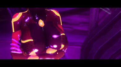3D alien hentai squeezes Klein Voimond's big ass rough