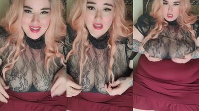 BBW belly laughs at your tiny dick in femdom JOI session