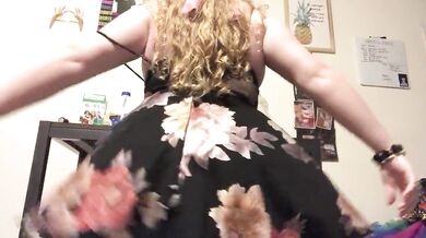 The Catholic virgin 18 year old gets herself off with a vibrator she found in her college dorm