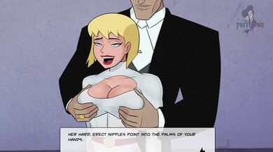 DC comic fingering Blackfire struggles power girl raven
