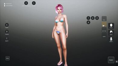 Strolling through SunbayCity in trashy Hentai GTA garb sinks her red polka dot one piece