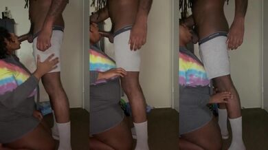 Big dick swallowed whole by ebony teen gag gurgle gag