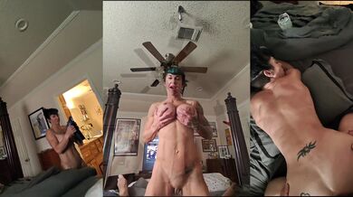 POV Wife rides big dick creampie while riding reverse cowgirl