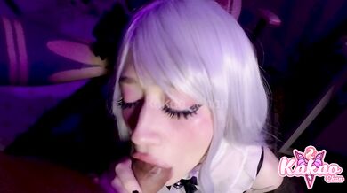 She's choking on my big dick while playing her cosplay wasifu