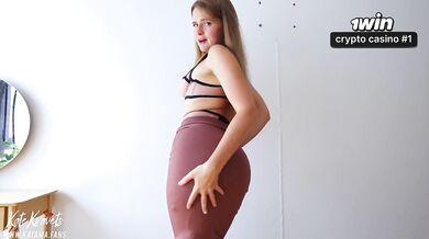 POV office surprise cumshot in black stockings and heels