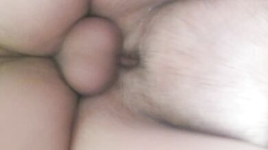 Bbw delivers thick creampie anal quickie