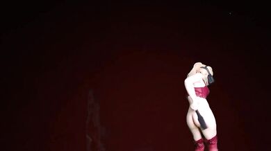 Gamer Girl Spanks Herself Nude Shows Big Tits In VR