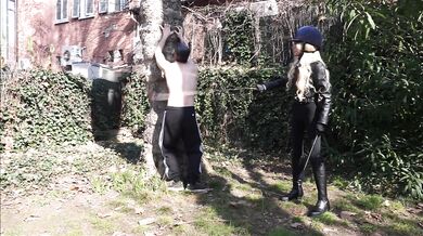 Springtime flogging with the Italian padrona