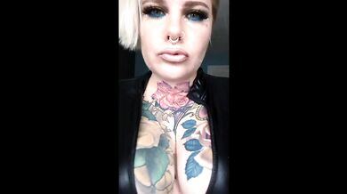 I’ll stare straight into your eyes while I use this hitachi on my big tits