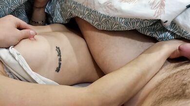 Busty blonde brutalizes tight leggings with thick creampie