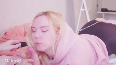 Step sis cant resist butt plug leash anal gangbang fodder