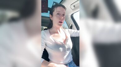 Carwash Lush Chokes Nadia Foxx Public Gush Destroyed