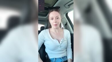 Carwash Lush Chokes Nadia Foxx Public Gush Destroyed