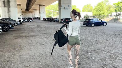 Risky Cable Car Sloppy Deepthroat Gagging Cum Facial Destroyed