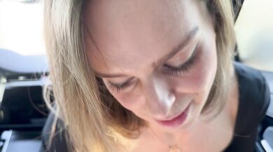 Hubbys Friend Creampies Cheating MILF in Public Range Rover