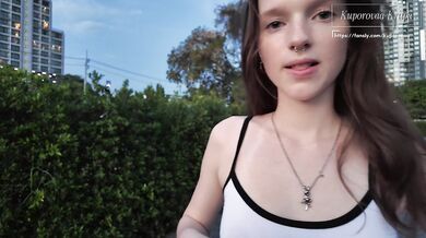 Ovulating Stranger Gushes Wild on Dick Public Ruin Kuporovaa