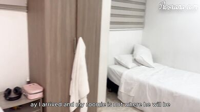 Big Ass Roomie Crushes Movie Night Doggystyle Creampie Destroy