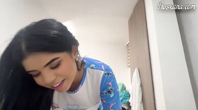 Big Ass Roomie Crushes Movie Night Doggystyle Creampie Destroy