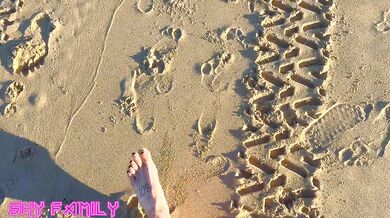 Fisting Destroyed Wife's Skinny Friend Nude Beach Public Gush Creampie