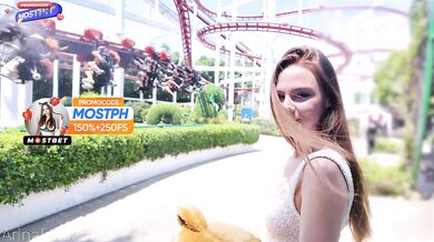 ArinaFox Tall Goddess Screams Roller Coaster Ride Gushes Cum Big Cock Destroyed