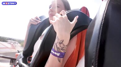ArinaFox Tall Goddess Screams Roller Coaster Ride Gushes Cum Big Cock Destroyed