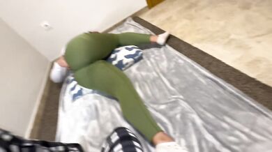Stepsis Margot Grinds Big Cock on Bald Wet Pussy Till Creampie Burst