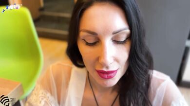 Stepson Creampies Russian Stepmom Pussy After Breakfast Oops