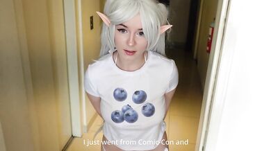 Elf Uber Babe Meskki Throat Destroyed Gushing Facial Cowgirl Slam