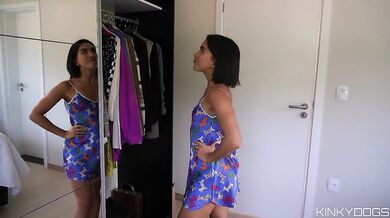 Big Ass Latina First Date Gushed Destroyed Car Shower Slam