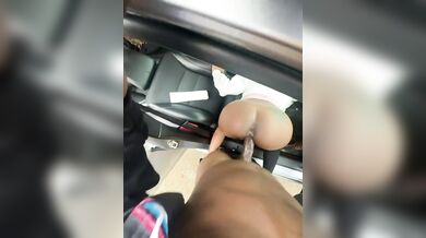 Pulled Over BBC Pounds Bubble Butt Creampie Gush
